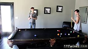 Free Gay Sex Videos 18 Hung Emo Pool Cues And Balls At The Ready