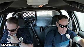 Latina Bad Girl Caught Sucking Cop's Dick Outdoors