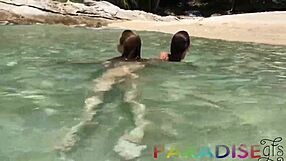 I Can’t Believe Twins Got Naked and Fucked by the Pool!