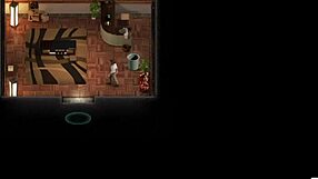 Cartoon milf hints at wild hentai sex with cock in front of three anime girls