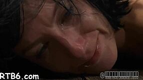 The lovely European lass is bound and drilled roughly, receiving a sloppy facial