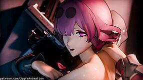 Hentai video with 3D animation and milf with big tits