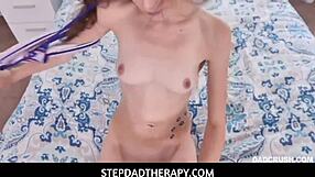 Kyler Quinn hesitates in stepdad therapy session.