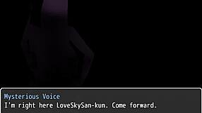 Beautiful 3D animation of a sexy MILF and witch in a visual novel-style hentai