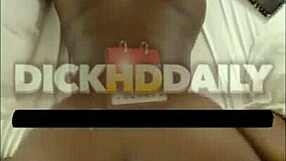 Thick Chocolate Ass Gets Hard Backshots Action