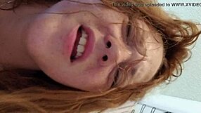 Wife Gets Quickie Tit Fuck in Bathroom