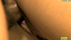 Only a really hard fuck can make this brunette milf cum so the guy gives it to her.