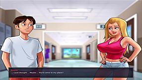 In Summer Time Saga, the uncensored part 38 unfolds with dating adventures in this hentai game
