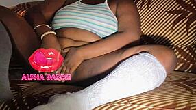 The hot wife takes Harvey Bush's big black cock