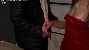 girlfriend drags guy to fuck her raw and cum inside