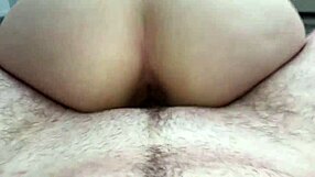 sexy blonde milf rides dilf in cowgirl position