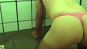 Beautiful Latina lady ladysilva in hot panties in outdoor gay movie