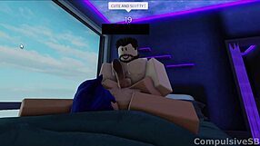 Gay anal sex with a femboy in Roblox