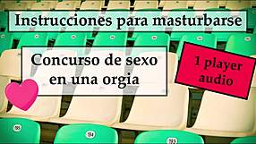 Hey, join this Joi sexual contest! Try to be the first to finish in this wild shemale orgy.