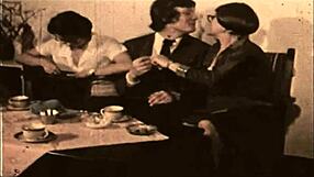 My vintage granny fanny revealed in retro 3some fun