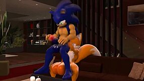 Compilation of gay Sonic the Hedgehog porn with trans and gay performers