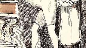 Wow, vintage erotic drawings in retro comic cartoon antique anime hentai!