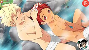 ichiru fucks me in the forest and hot springs bacchikoi 😈