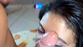 Latina pornstar gives super blowjob with shibari fetish during fucking