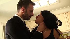 Busty Brooklyn Blue Submits to Cum in Mouth Domination