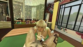 alternative couple enjoys blowjob and riding leading to cumshot in homemade hentai