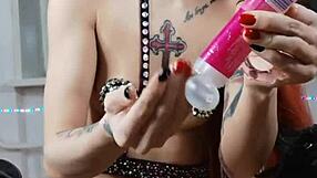 nastya fox trying new toy on pussy