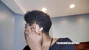 Sexy redboned ebony freak gets fucked hard