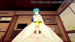 Lum Gets Intense Creampie in Urusei Yatsura Hentai