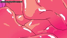 A normal man has sex with a green woman and ejaculates inside her vagina