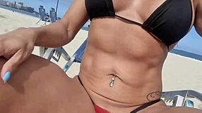 Goodbye to the full Copacabana Beach on XV Red - Hot amateur action