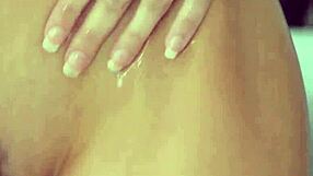 Amazing blonde milf Jennifer washes her epic boobs seductively