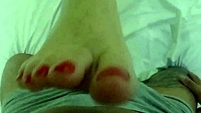 I love teasing my boyfriend's cock with my bare pussy