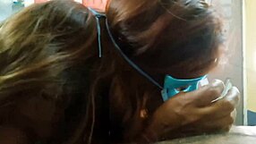 I love hot Tania's lovely blowjob