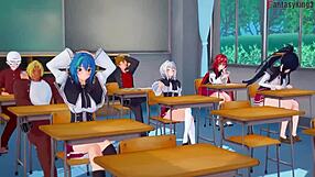 Watch The Intense NTR Madness In HS DxD Chapter 5 With My New Friend On Sheer Fantasyking3