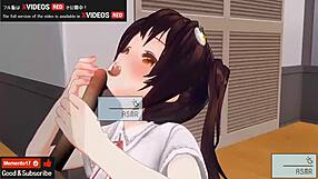 Uncensored japanese hentai anime handjob and blowjob asmr earphones recommended for immersive experience