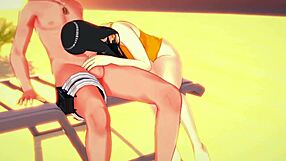 Naruto Sex Scene with Hinata Giving Intense Blowjob in Anime