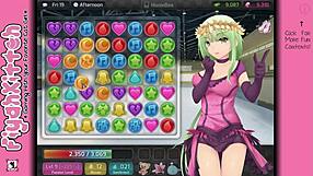 Ms High and Mighty dominates HuniePop female walkthrough 20