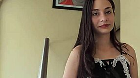 The cleaning lady helps me to meet my sexual desires