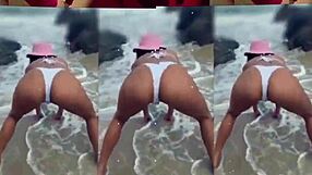 Skinny girl feels wet lesbian pleasure