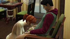 Cartoon blowjobs echo with intense sounds for thirty minutes