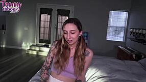 Nina Nova's innocent look hides her sensual and sexual side