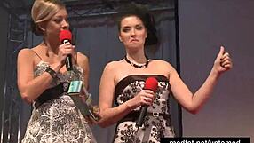 hey, female and male strippers are undressing and dancing, teasing the audience with erotic striptease and ripped clothes 😏