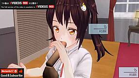 Uncensored japanese hentai anime handjob and blowjob asmr earphones recommended for immersive experience