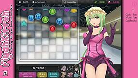 Ms High and Mighty dominates HuniePop female walkthrough 20
