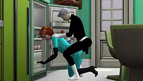 Danny Phantom's secret desire: fucking his own mom in The Sims 4