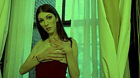 Tgirls XXX showcases Ava Holt in solo masturbation.