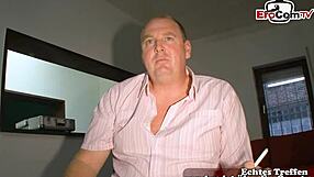 german housewife meets stranger at casting?