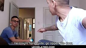 big dick latinos in hot gay threesome