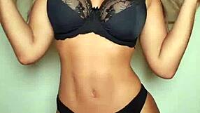 i'm posing in lingerie with my big tits