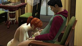 Cartoon blowjobs echo with intense sounds for thirty minutes